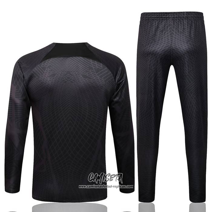 Chandal de Sudadera del Corea del Sur 2022-2023 Negro